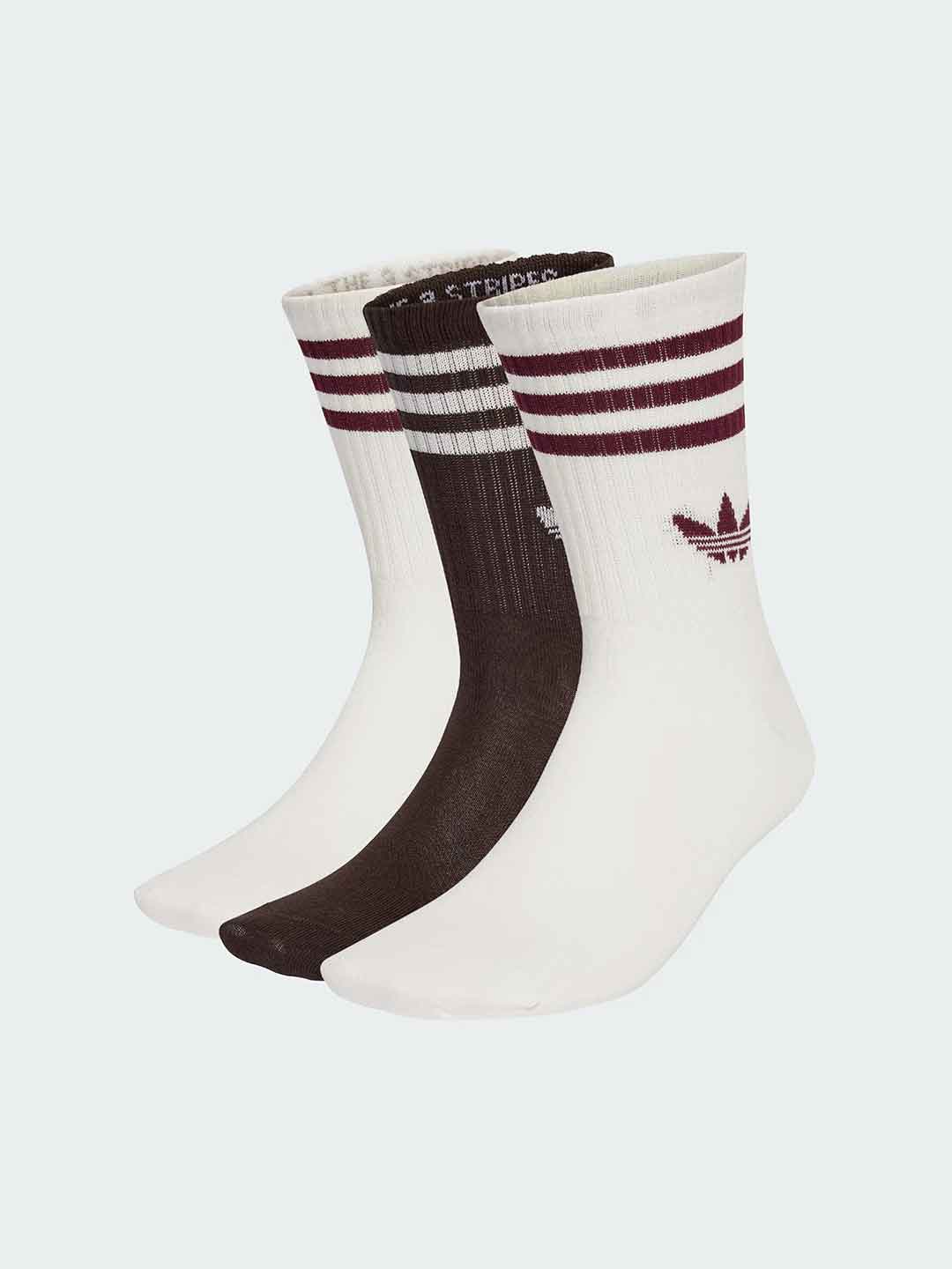 Adidas calzini marrone set da 3 paia KD8253 MARRONE ADIDAS 