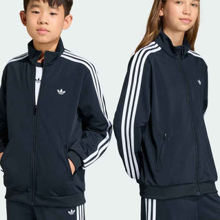 Adidas Firebird felpa kids nero con bande bianche e zip 9-16 anni KE0892 NERO ADIDAS 
