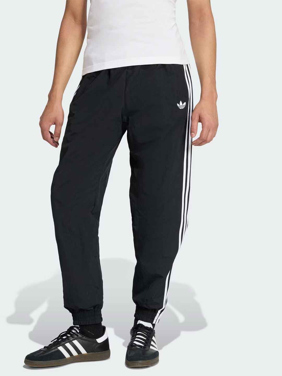 Adidas Firebird pantalone nero con bande bianche KE1371 NERO ADIDAS 