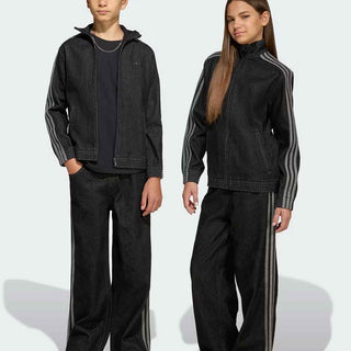 Adidas Firebird pantalone grigio kids in jeans con bande grigie 7-16 anni KE2967 GRIGIO ADIDAS 