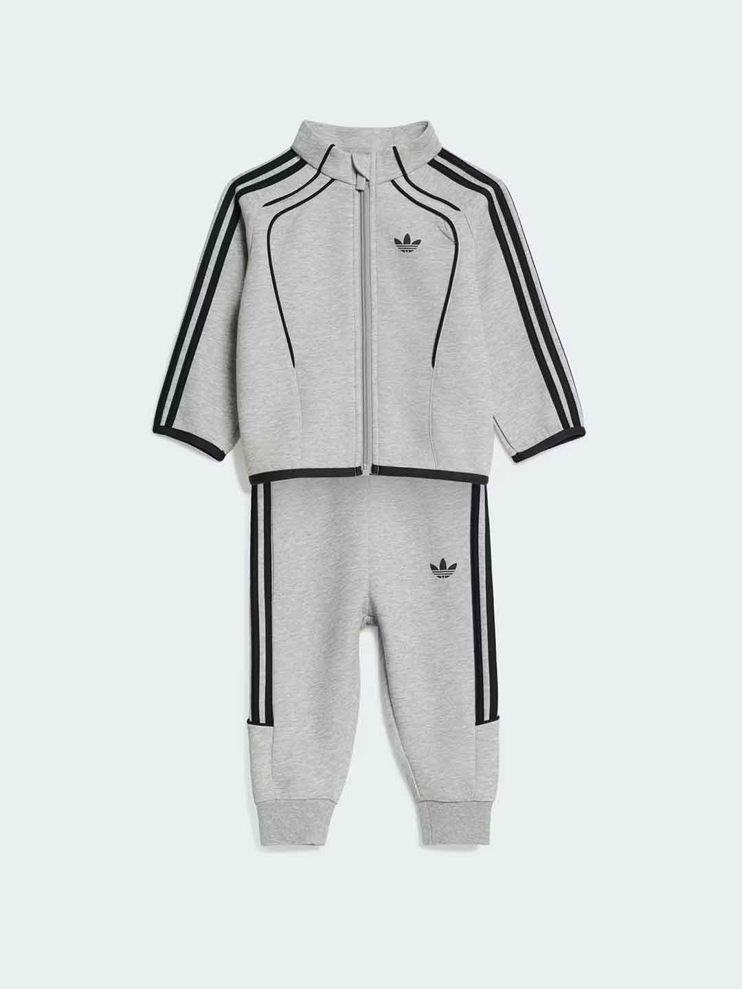 Adidas coordinato kids grigio 3 mesi- 4 anni KH3279 GRIGIO ADIDAS 