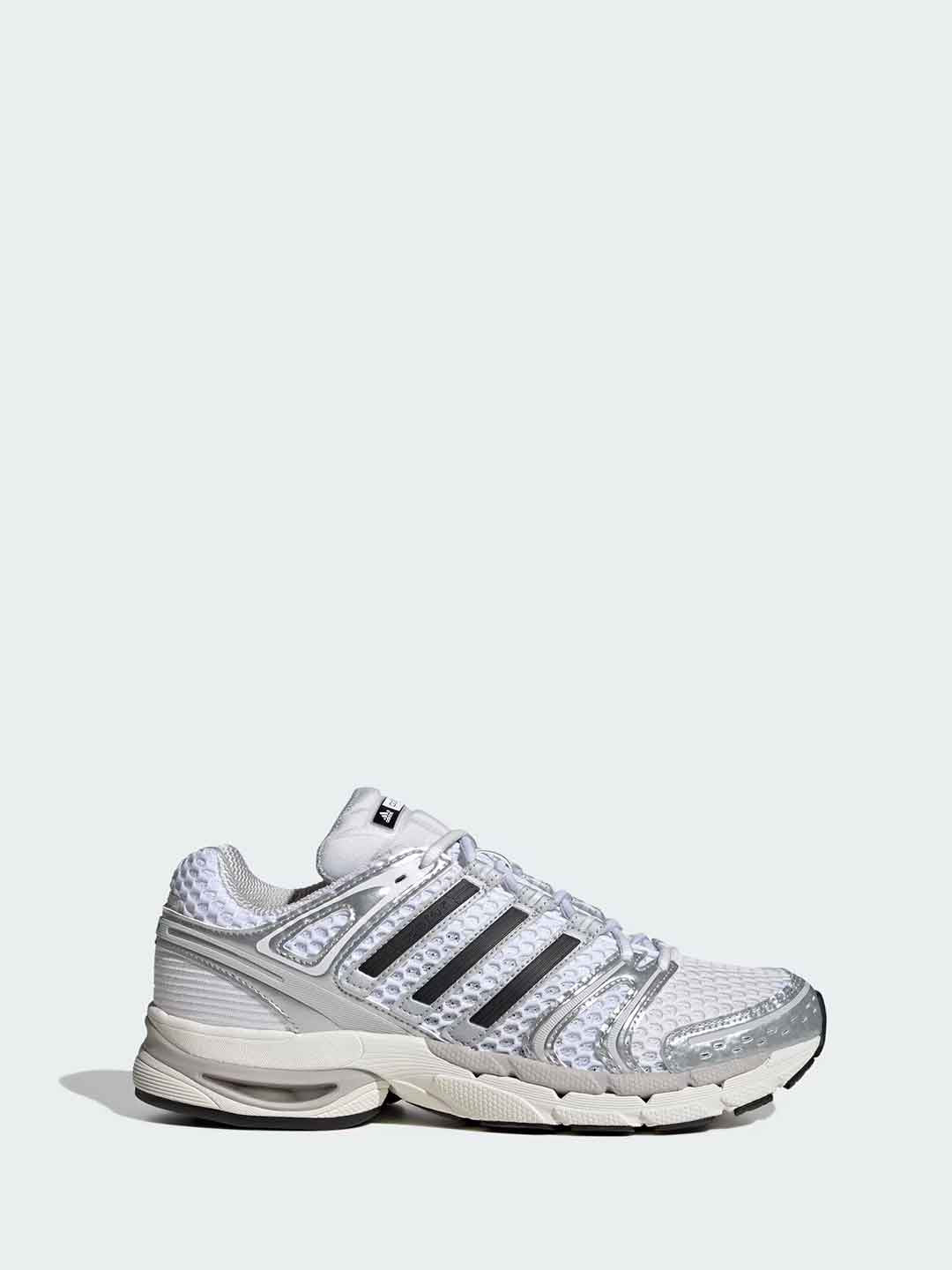 Adidas Adistar Control 5 sneakers bianco e argento KI6121 BIANCO ADIDAS 