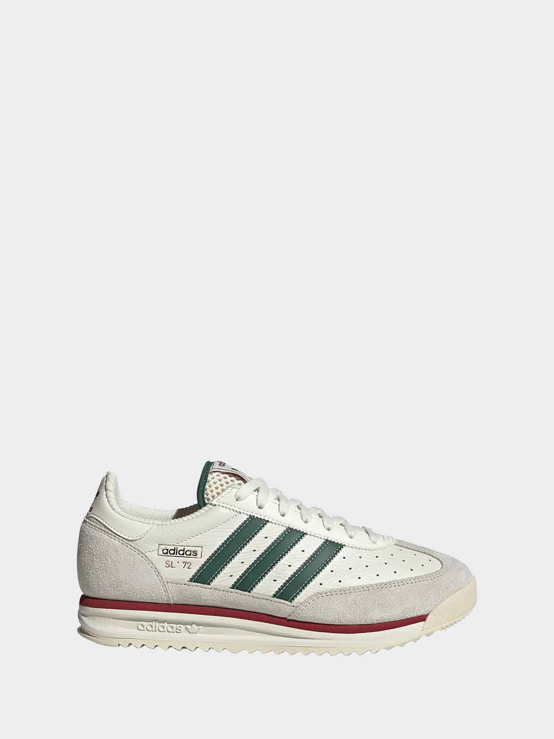 Adidas SL 72 sneakers bianco con bande verdi KJ1670 BIANCO ADIDAS 