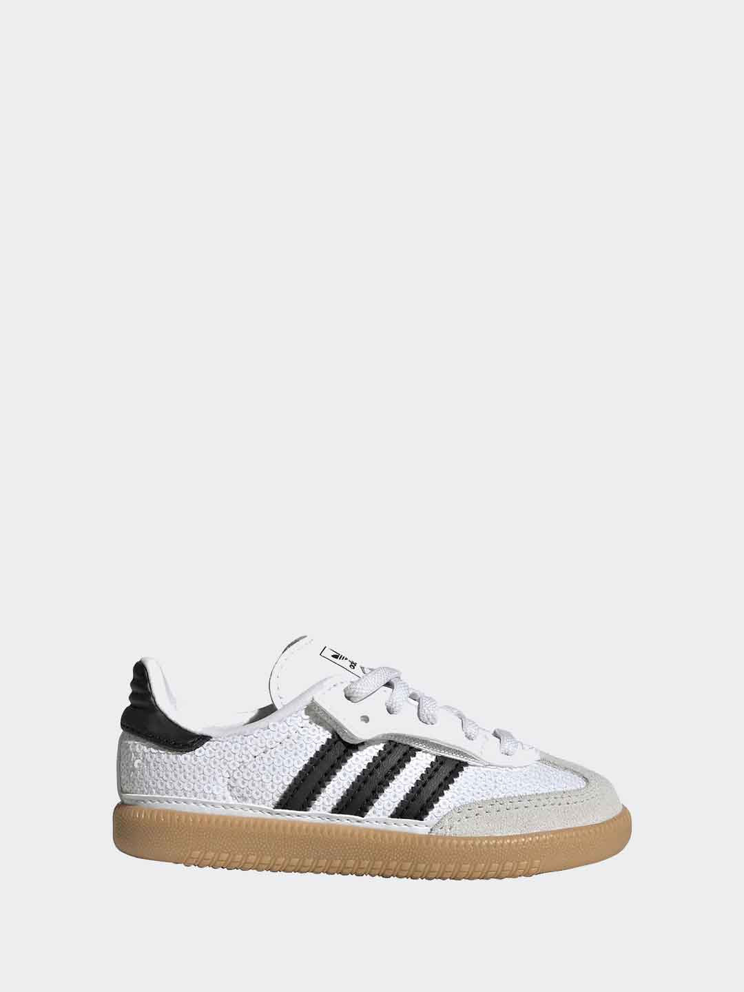 Adidas Samba OG sneakers kids bianco con paillettes 19-27 KK2352 BIANCO ADIDAS 