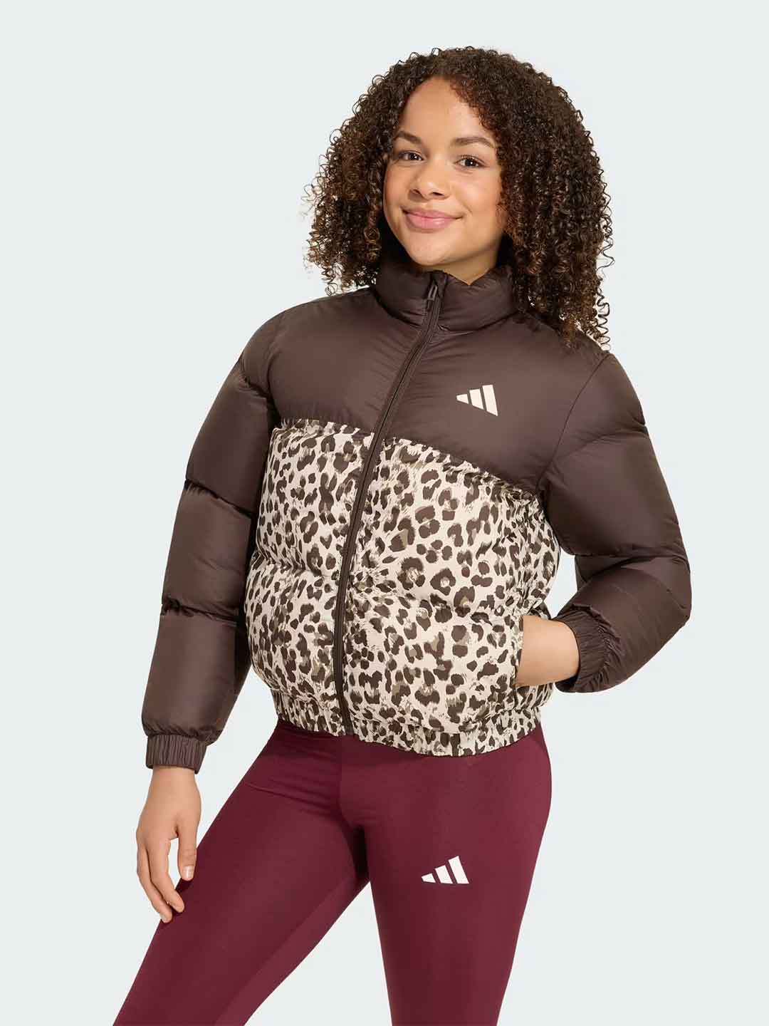 Adidas giubbino kids marrone maculato 7-12 anni KQ6169 MARRONE ADIDAS 