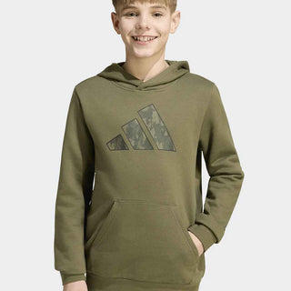 Adidas Camographic felpa kids verde con logo militare 5-16 anni KQ7011 VERDE ADIDAS 