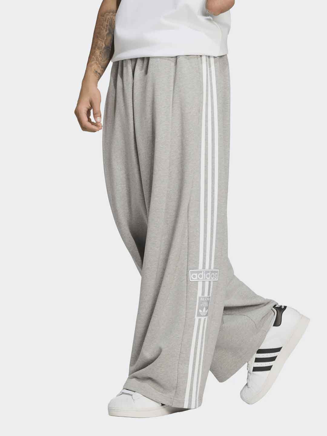 Adidas Adibreak pantalone grigio a palazzo KQ8860 GRIGIO ADIDAS 