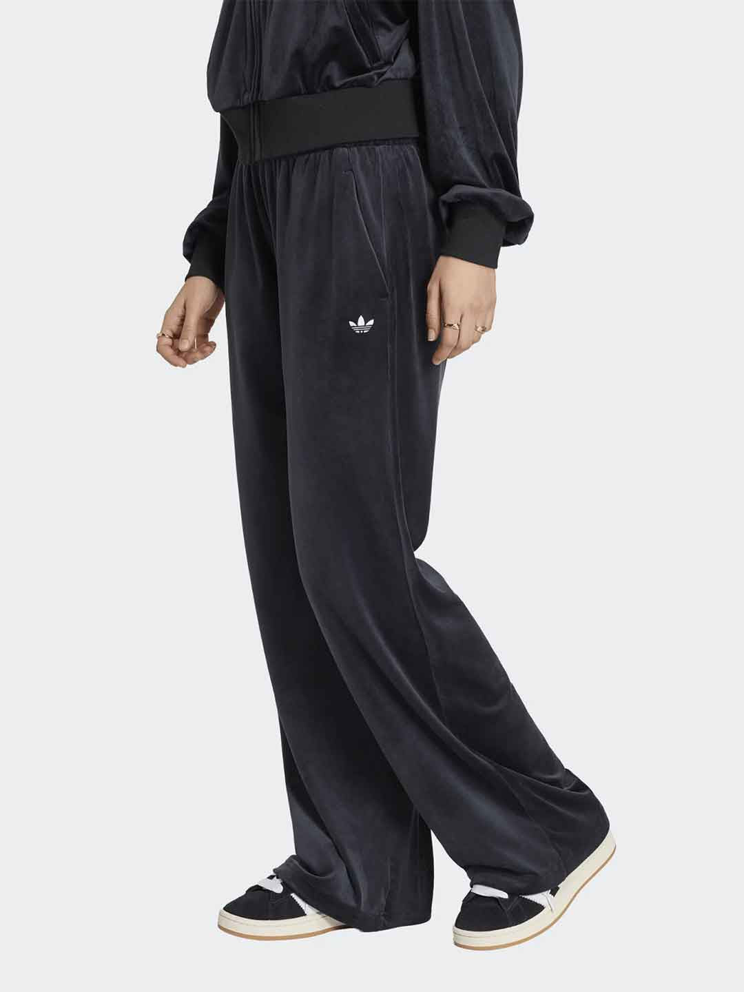 Adidas Essentials Velvet pantalone nero KQ9251 NERO ADIDAS 