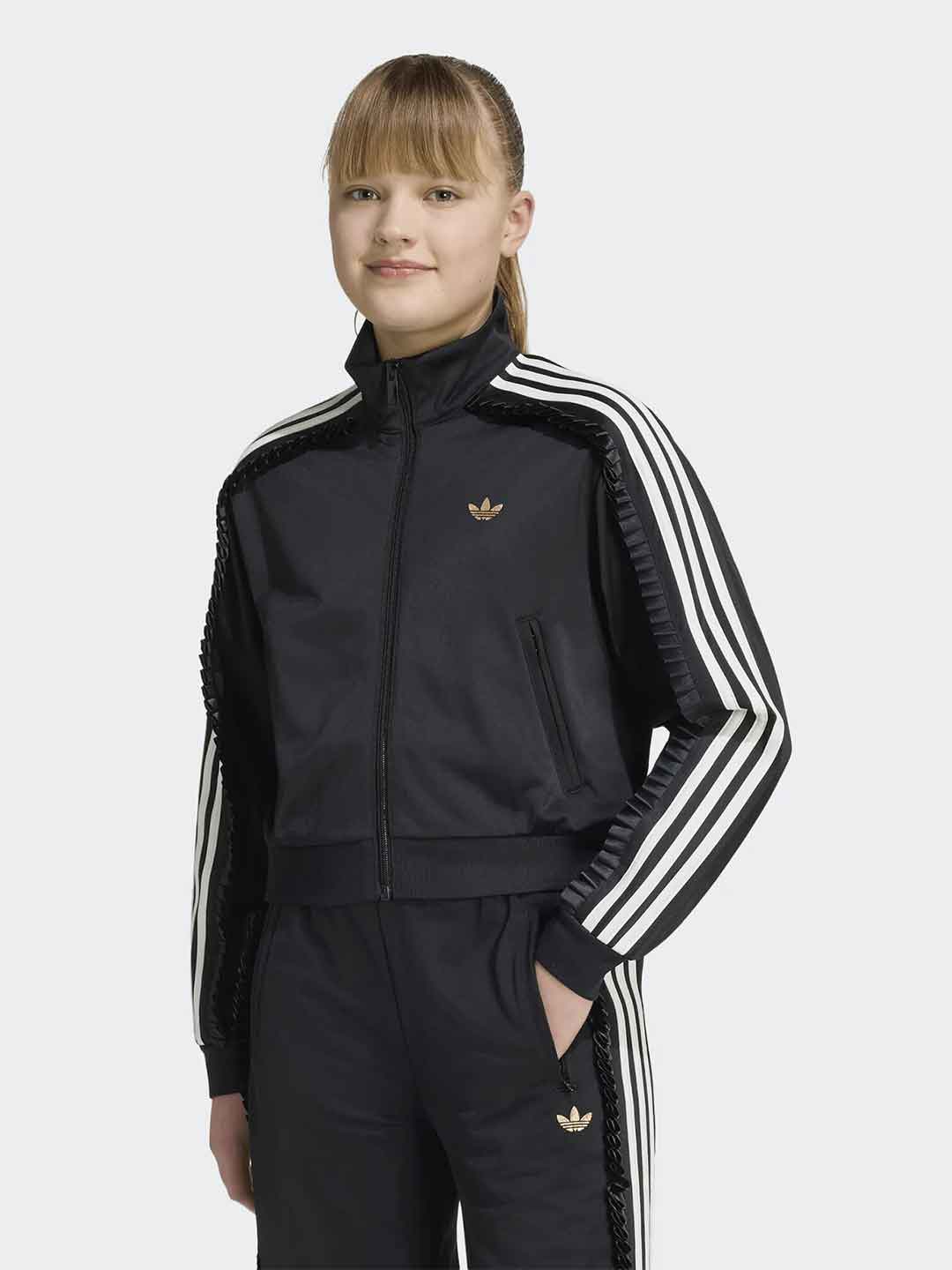 Adidas Firebird felpa kids nero 7-15 anni KR1365 NERO ADIDAS 