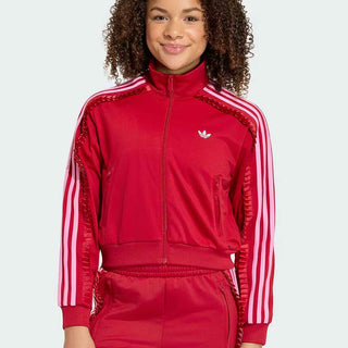 Adidas Firebird felpa kids rosso con bande rosa 7-15 anni KR1367 ROSSO ADIDAS 