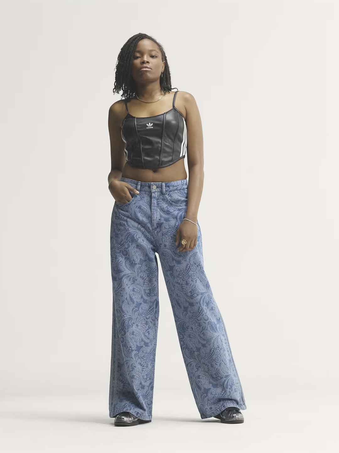Adidas Firebird jeans fantasia bandana KR6675 JEANS ADIDAS 