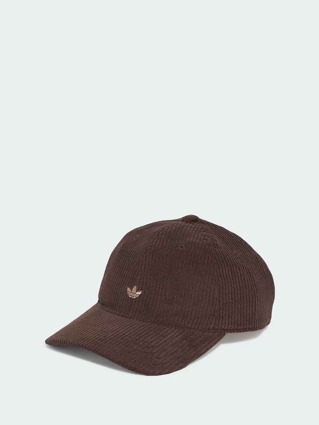 Adidas cappello marrone in velluto a coste KR6755 MARRONE ADIDAS 
