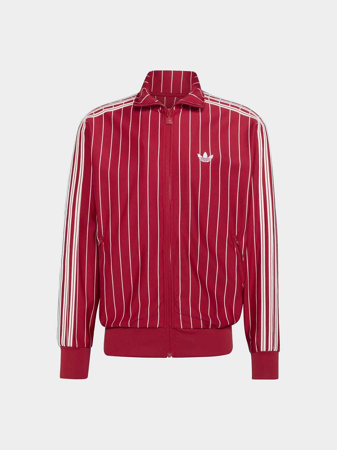 Adidas Pinstripe felpa rosso a righe KR7227 ROSSO ADIDAS 
