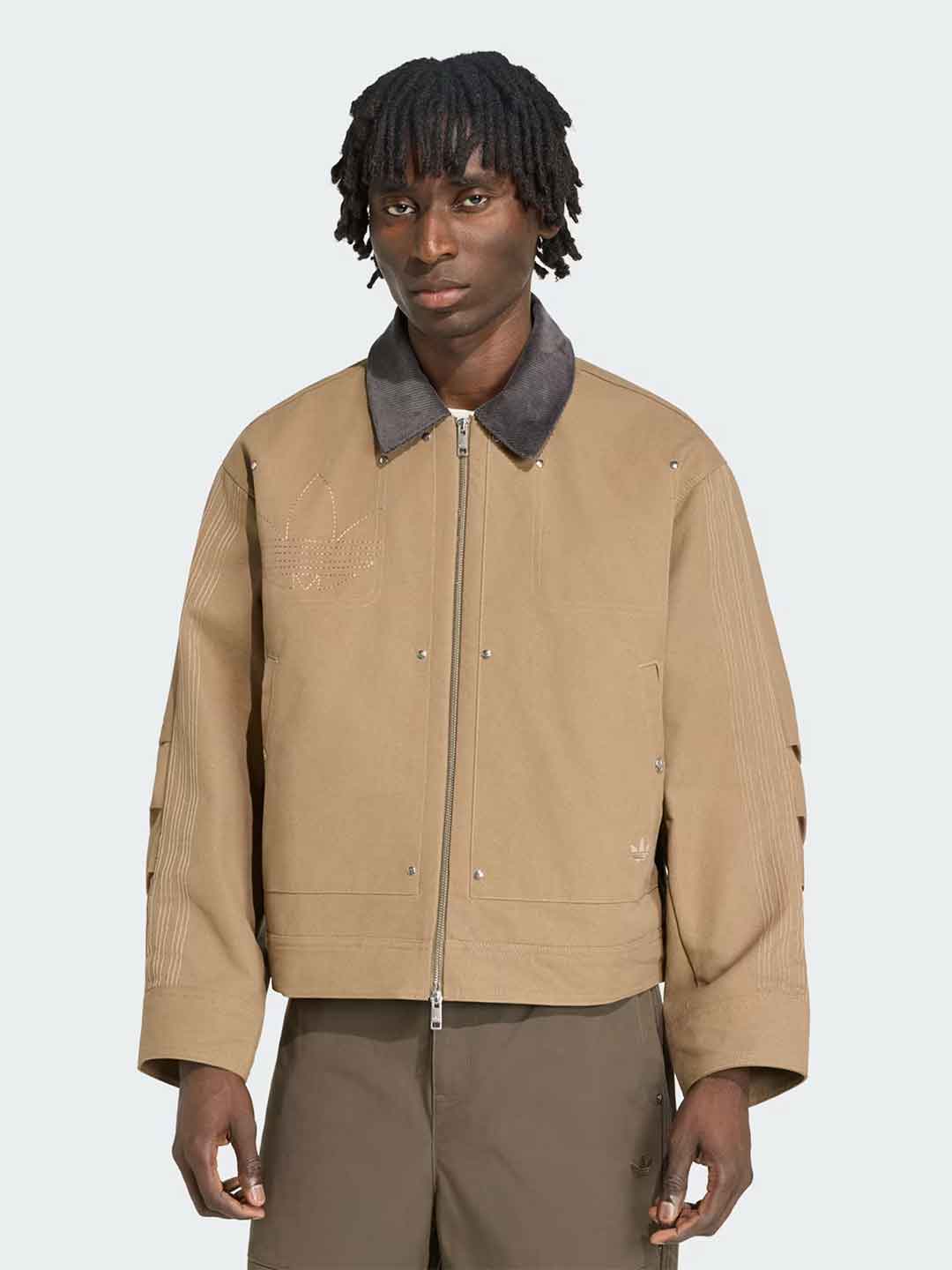 Adidas Premium Essential giubbino beige KR9657 BEIGE ADIDAS 