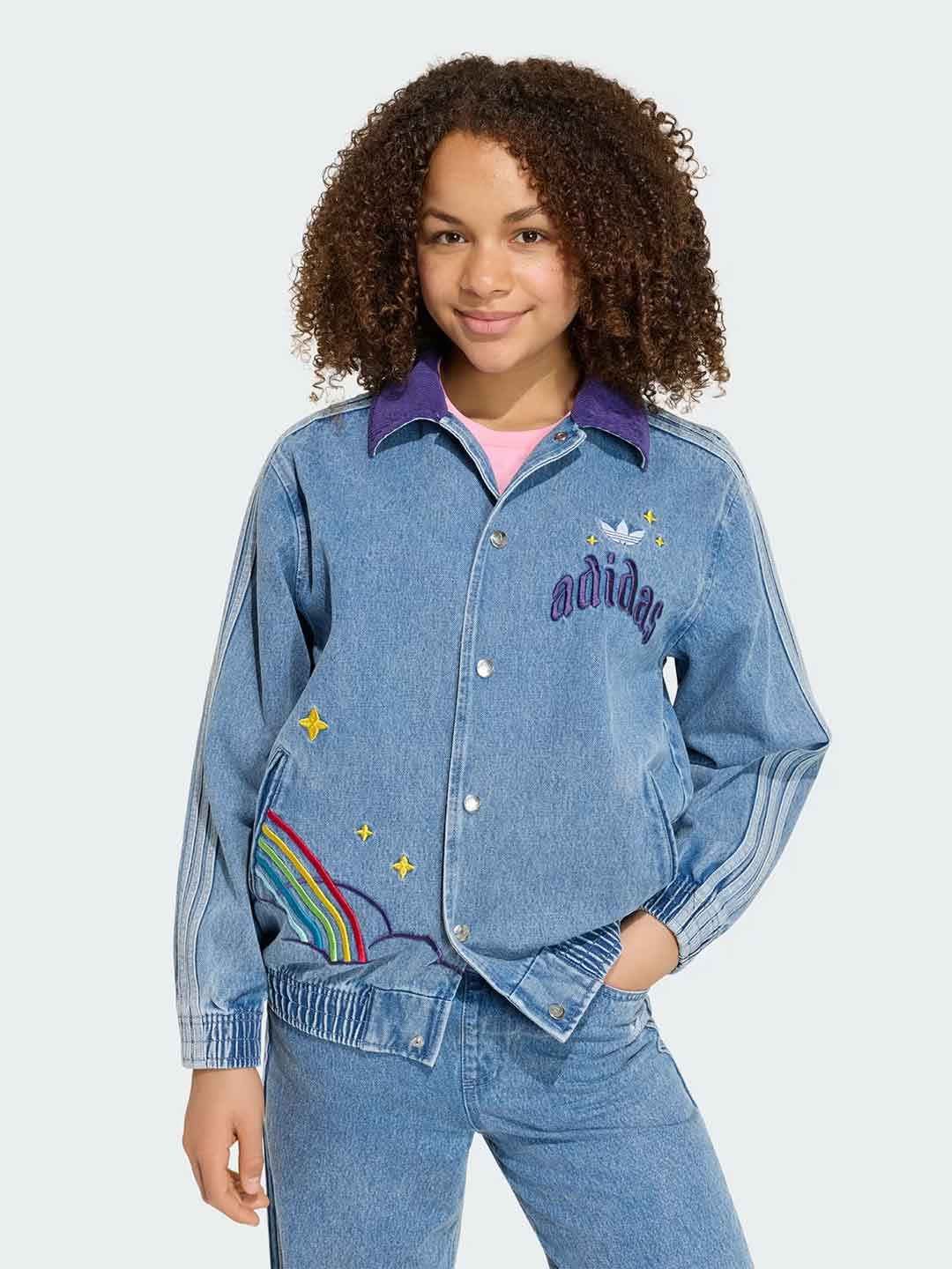 Adidas Care Bears giubbino kids in jeans 9-15 anni KS1734 JEANS ADIDAS 