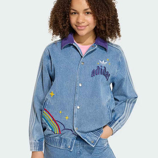 Adidas Care Bears giubbino kids in jeans 9-15 anni KS1734 JEANS ADIDAS 