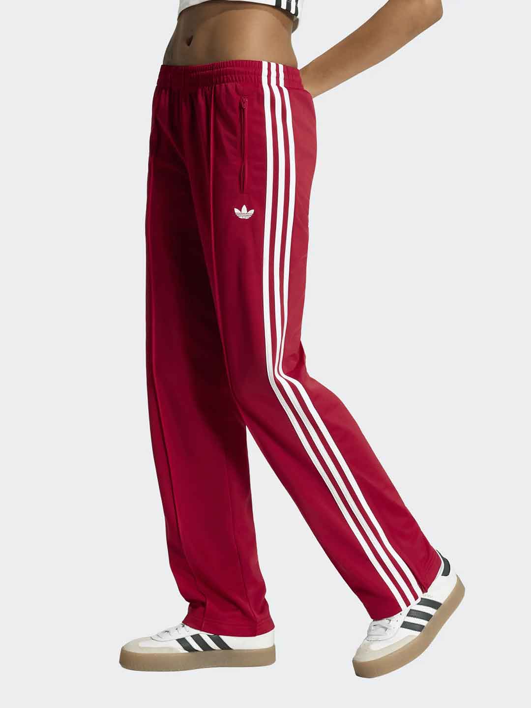 Adidas Firebird pantalone rosso con bande bianche KS4794 ROSSO ADIDAS 