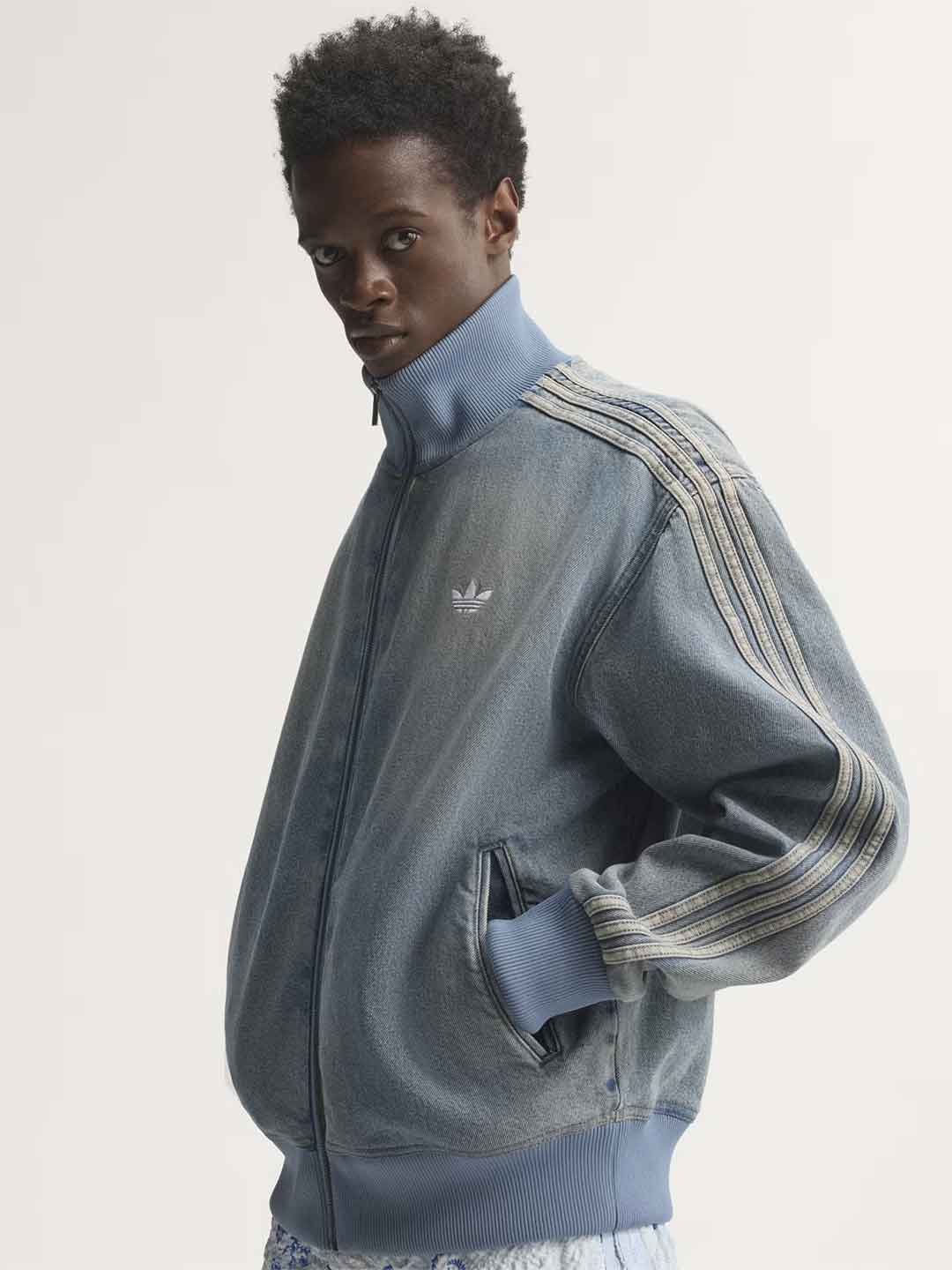 Adidas Firebird Adicolor felpa in jeans KS4970 JEANS ADIDAS 