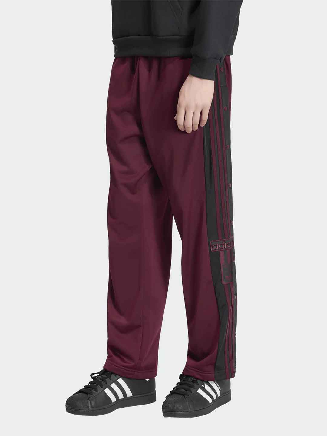 Adidas Adibreak pantalone bordeaux con bande nere KS4977 BORDEAUX ADIDAS 