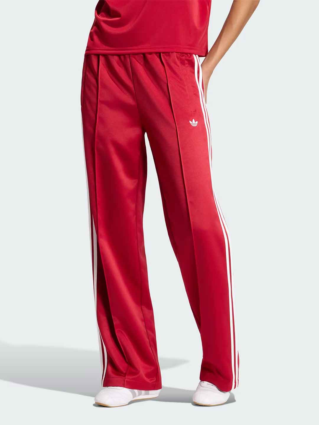 Adidas Satin SST Loose pantalone rosso in raso KS7338 ROSSO ADIDAS 