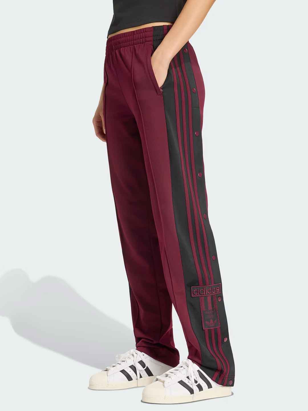 Adidas Adibreak pantalone bordeaux con bande nere KT0029 BORDEAUX ADIDAS 