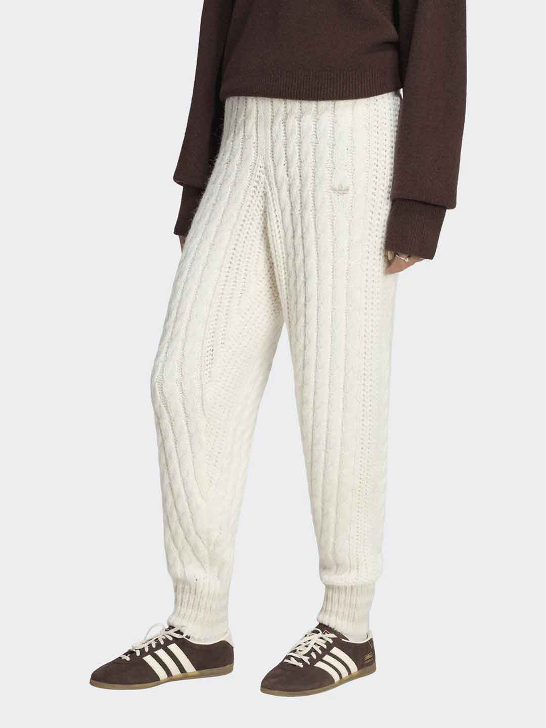 Adidas Firebird pantalaone bianco in lana KT2288 BIANCO ADIDAS 