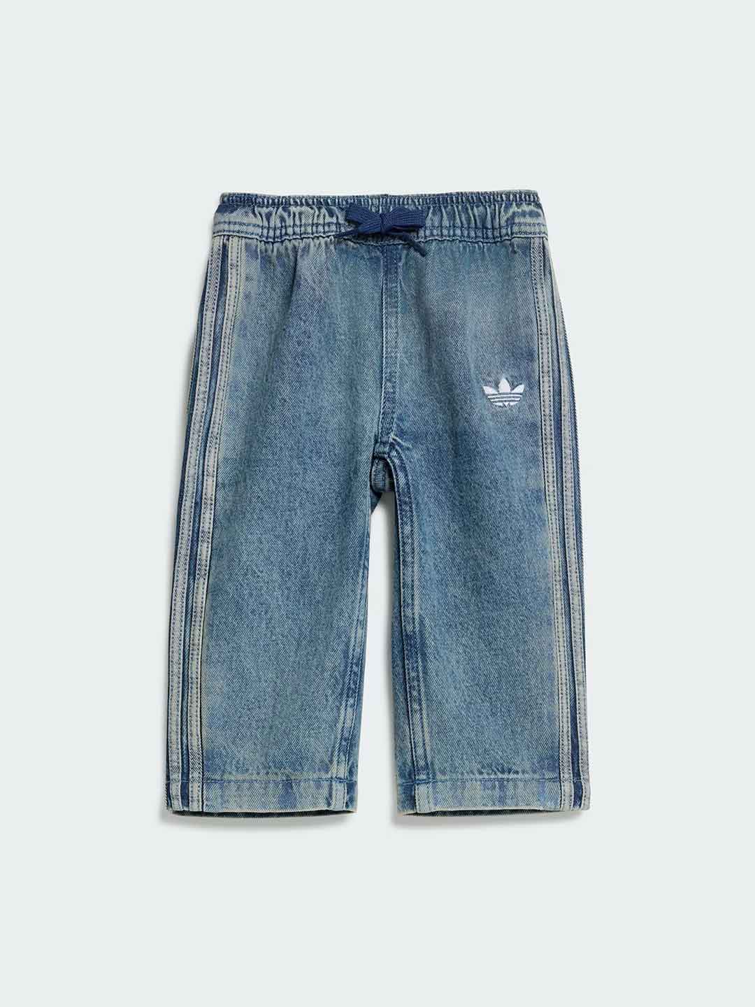 Adidas Firebird jeans kids con bande 3 mesi-4 anni KT4367 JEANS ADIDAS 