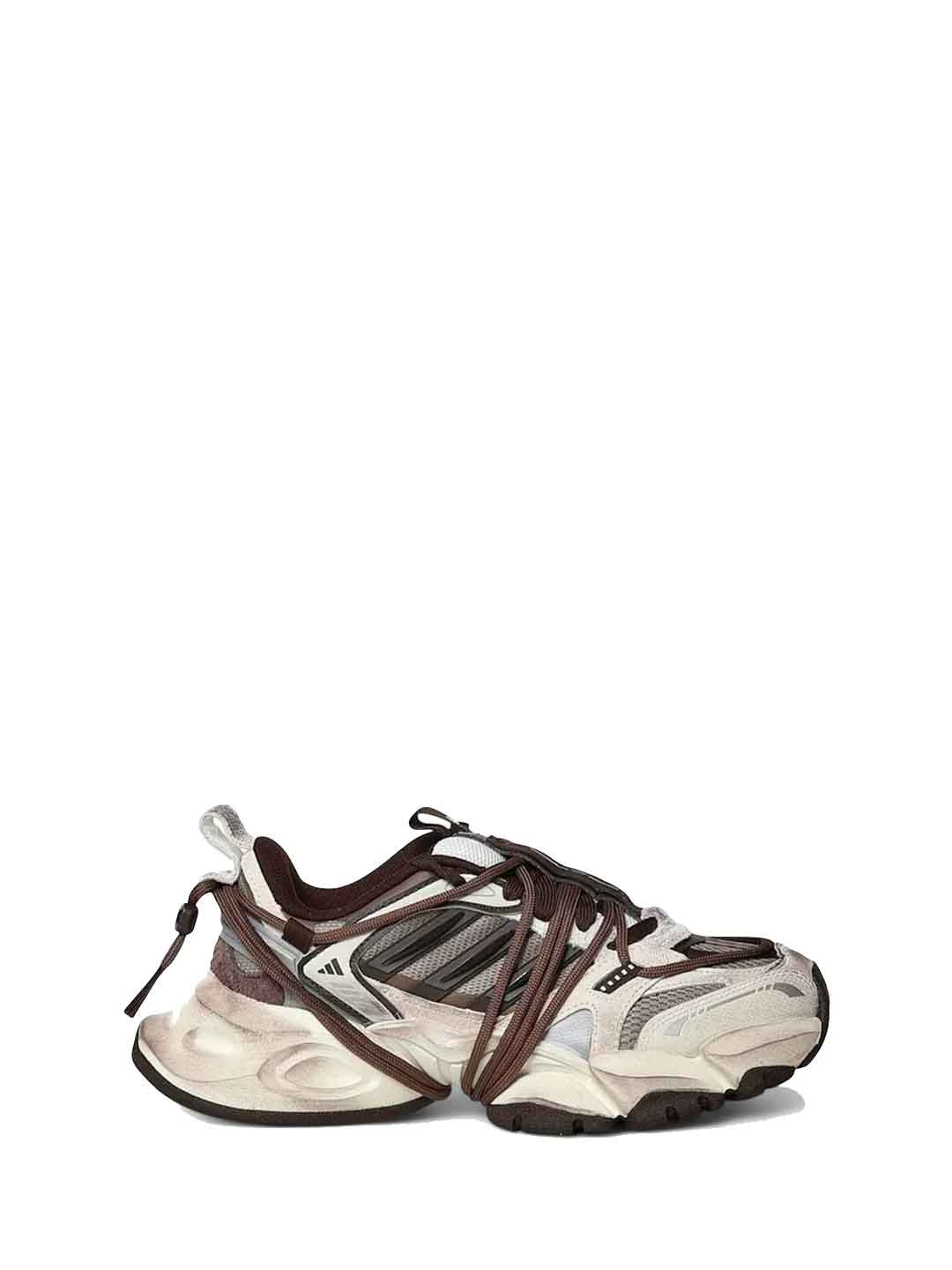 Adidas XLG Runner Deluxe 2 sneakers marrone effetto vintage KZ7202 MARRONE ADIDAS 