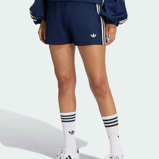 Adidas shorts blu con bande bianche e merletto LG4269 BLU ADIDAS 
