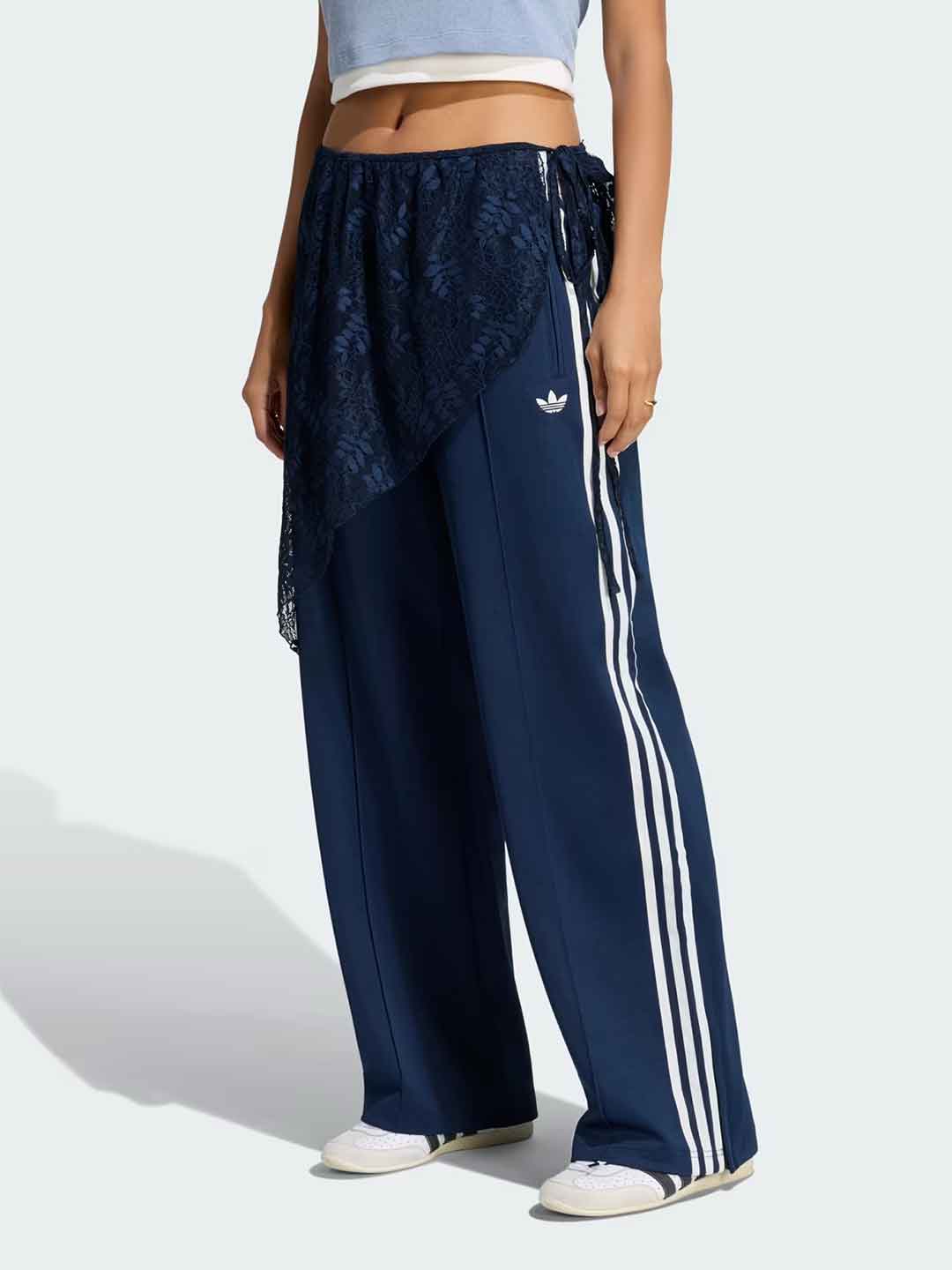 Adidas Firebird pantalone blu con gonna in merletto LG4273 BLU ADIDAS 