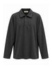 All Or Nothing polo nero manica lunga