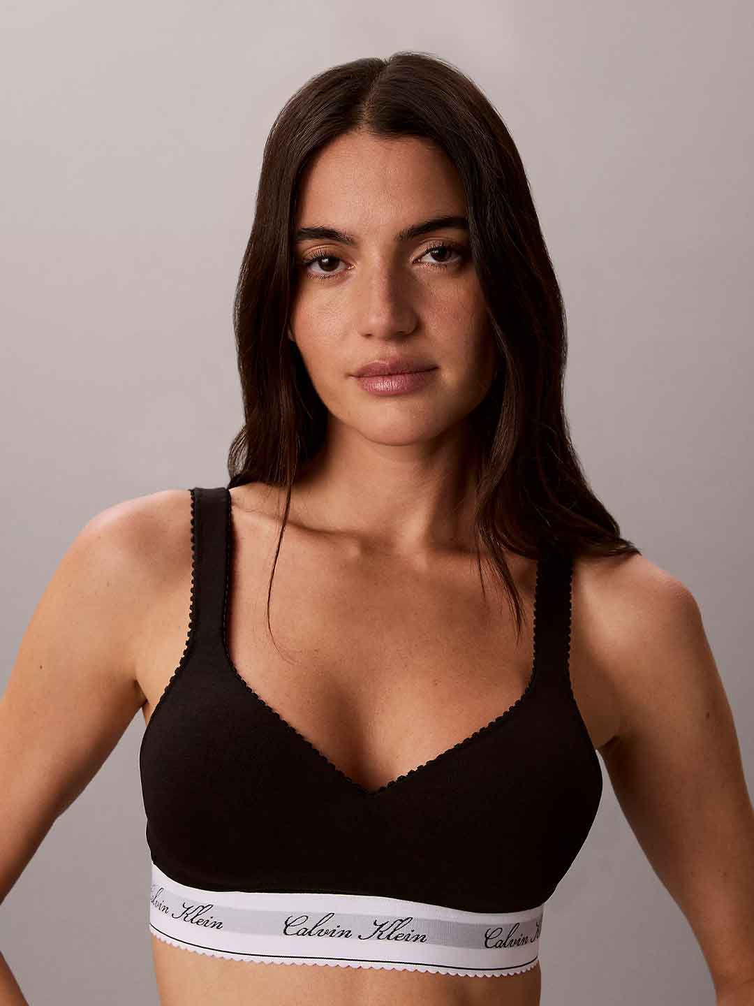 Calvin Klein top nero smerlato LV00QF9071 UB1 NERO CALVIN KLEIN 