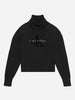 Calvin Klein maglione nero collo alto