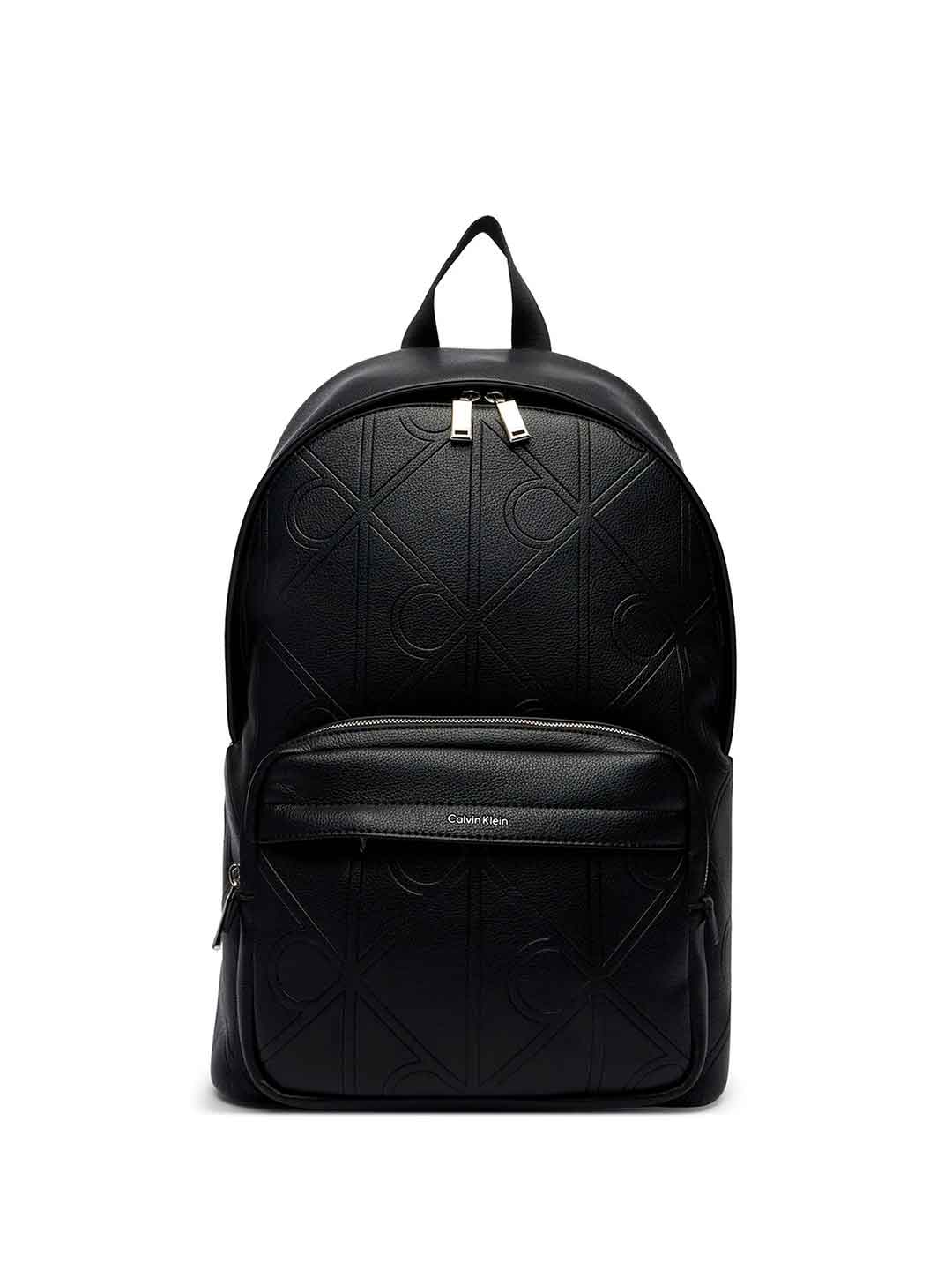 Calvin Klein zaino nero con logo in rilievo LV04D3398G UB1 NERO CALVIN KLEIN 
