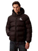 Calvin Klein giubbino nero con logo bianco