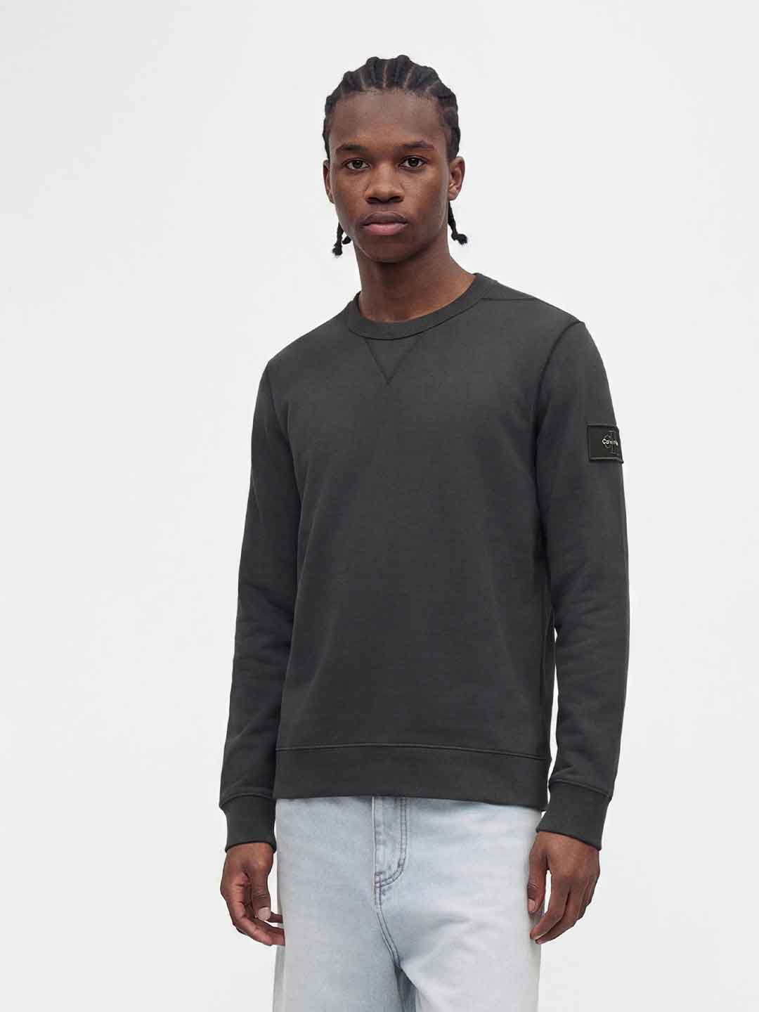 Calvin Klein felpa antracite girocollo LV04RJ200G ANTRACITE CALVIN KLEIN 