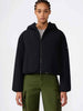 Champion piumino nero crop