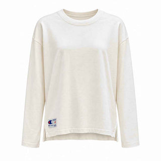 Champion t-shirt panna logo sul retro 119395 PANNA CHAMPION 