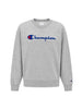 Champion felpa grigio con logo blu