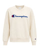 Champion felpa panna con logo blu