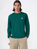 Champion t-shirt verde con logo