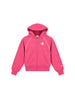 Champion felpa kids fucsia con cappuccio e zip 3-16 anni