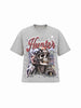 Cianotic t-shirt grigio con strass