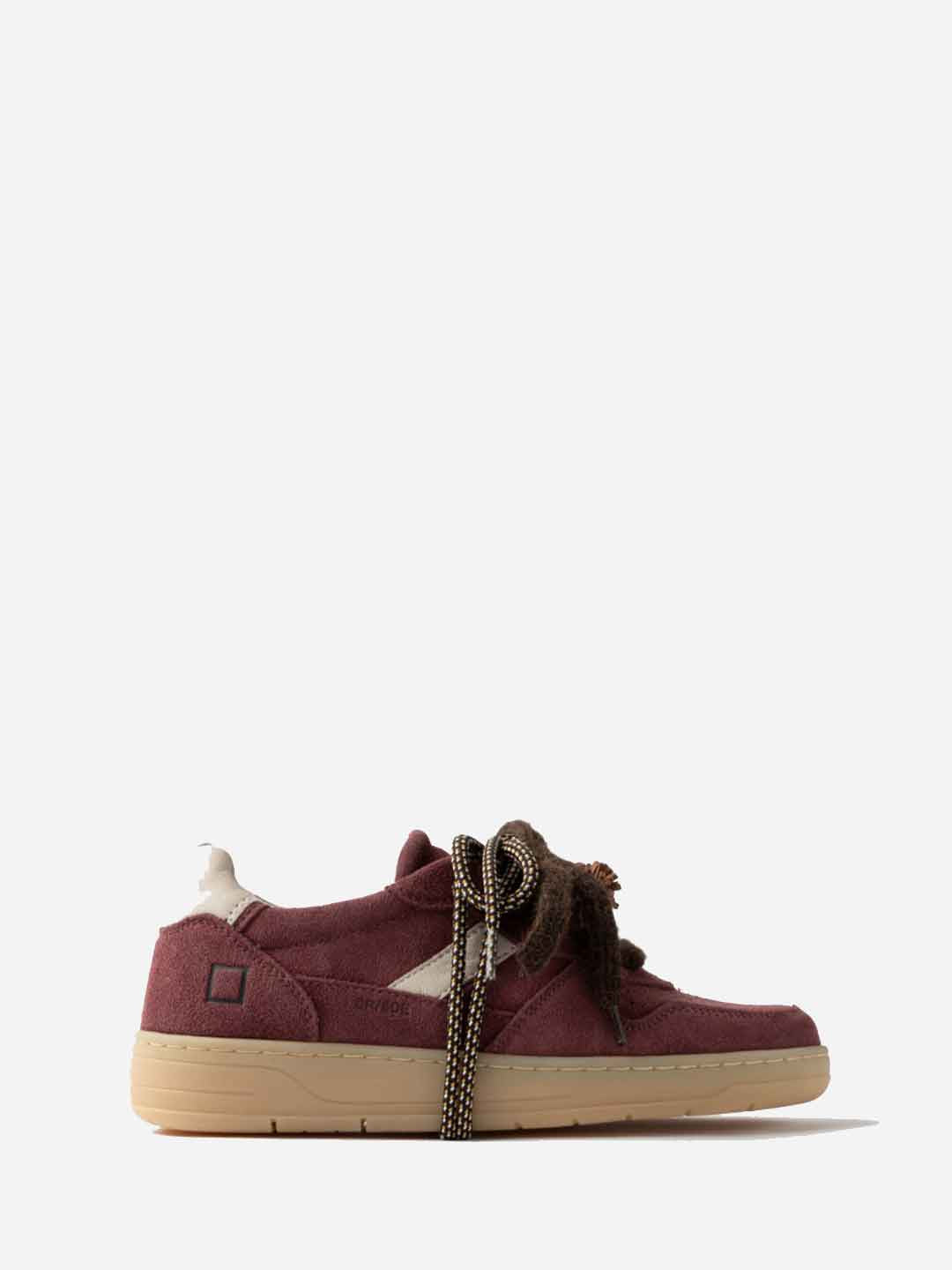 D.A.T.E. Court 2.0 sneakers bordeaux in suede W451-C2-SD-BX BORDEAUX DATE 