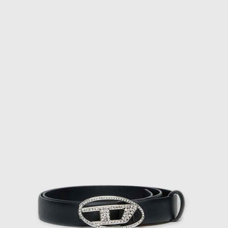 Diesel cintura nero con logo in strass argento J02524 KXBLR NERO DIESEL 