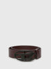 Diesel cintura marrone con logo Oval D