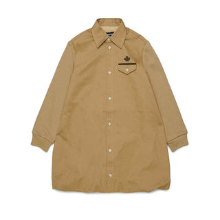 Dsquared2 abito beige a camicia DQ3449 D0AIG BEIGE DSQUARED 2 