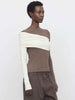 Eleh t-shirt marrone con fascia