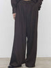 Eleh pantalone marrone con pence