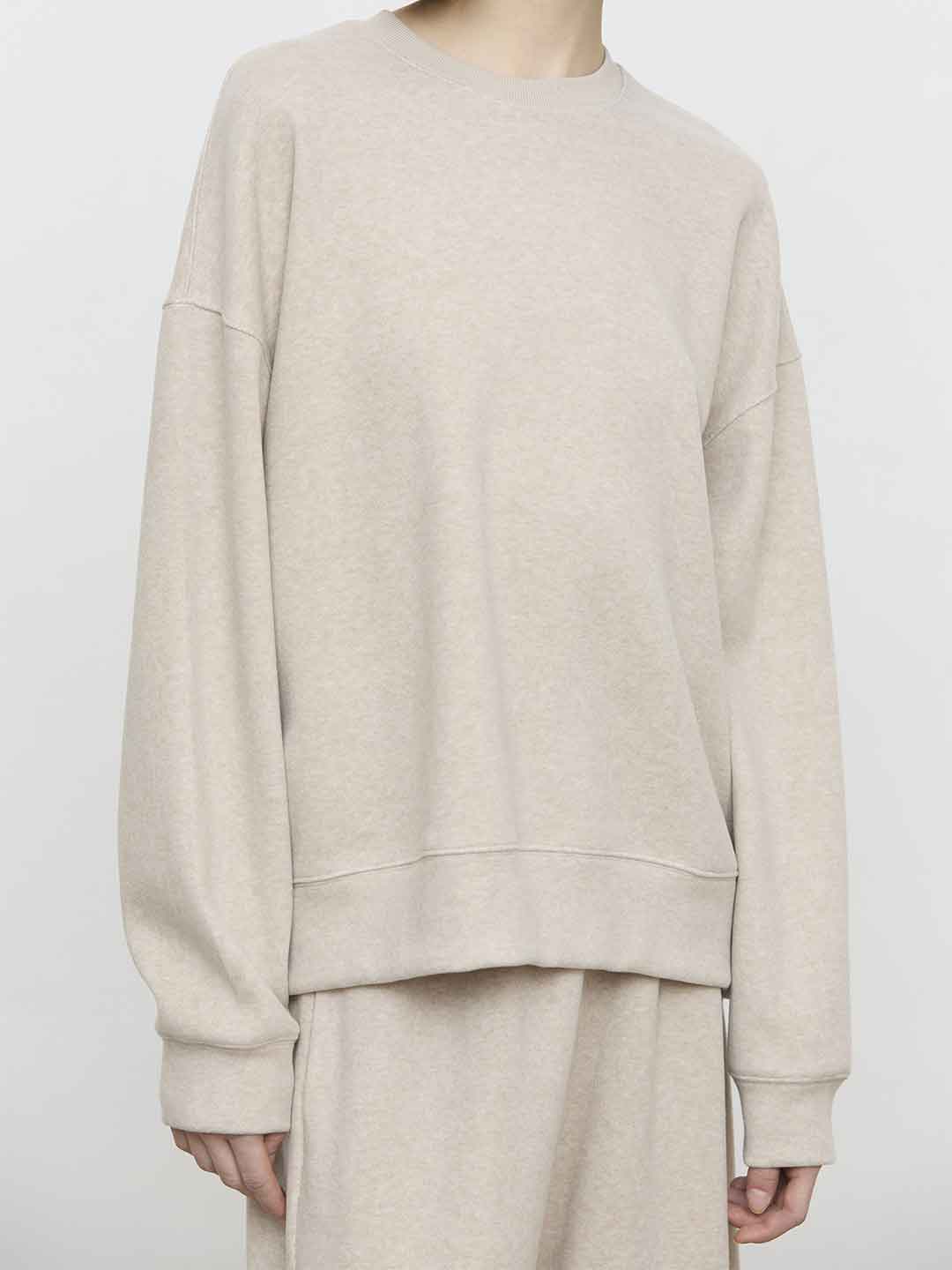 Eleh felpa beige in lana EFW260273 BEIGE ELEH 